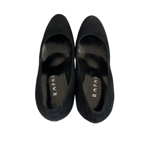 Rapax Black Suede Heels - Picture 5 of 8